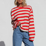 Brighton Long Sleeve Top RED