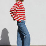 Brighton Long Sleeve Top RED