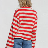 Brighton Long Sleeve Top RED