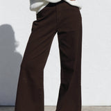 Cocoa Wide Leg Jeans