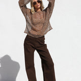 Sophia Sequin Top BRONZE