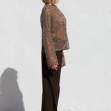 Sophia Sequin Top BRONZE