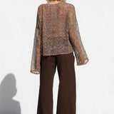Sophia Sequin Top BRONZE