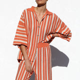 Kaylor Knit Pants BURNT ORANGE