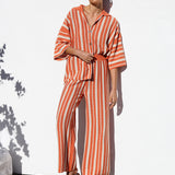 Kaylor Knit Pants BURNT ORANGE