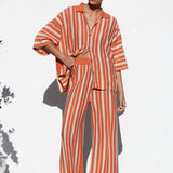 Kaylor Knit Pants BURNT ORANGE