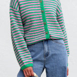 Sally Stripe Cardigan