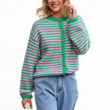Sally Stripe Cardigan