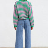 Sally Stripe Cardigan