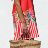 Stressa Straw Bag