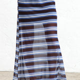 Azure Stripe Skirt