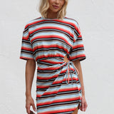 Elodie Stripe Mini Dress