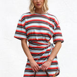 Elodie Stripe Mini Dress