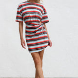 Elodie Stripe Mini Dress