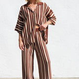 Kaylor Knit Pants CHOCOLATE
