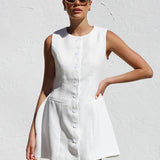 Yasmin Mini Dress WHITE