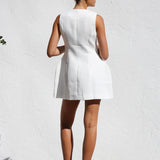 Yasmin Mini Dress WHITE