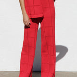 Melina Knit Pants RED