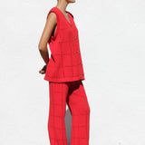 Melina Knit Pants RED