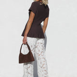 Leslie Knit Top Chocolate