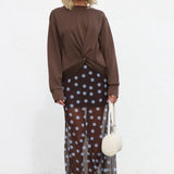 Heather Sweater BROWN