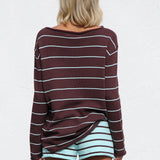 Bea Knit Set CHOC/AQUA