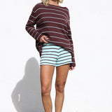 Bea Knit Set CHOC/AQUA