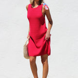 Canggu Knit Dress RED