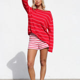 Bea Knit Set RED/PINK