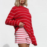 Bea Knit Set RED/PINK