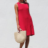 Canggu Knit Dress RED