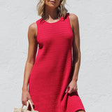 Canggu Knit Dress RED