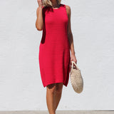 Canggu Knit Dress RED