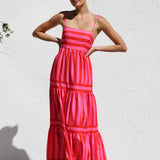 Laina Dress PINK/RED