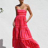 Laina Dress PINK/RED