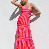 Laina Dress PINK/RED