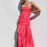 Laina Dress PINK/RED