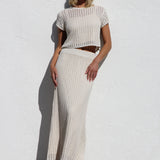 Maisie Knit Set CREAM