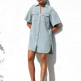 Jamie Dress LIGHT DENIM