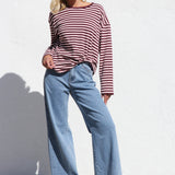 Easy Tuck Long Sleeve Top
