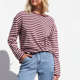 Easy Tuck Long Sleeve Top