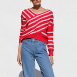Deanna Knit Top RED