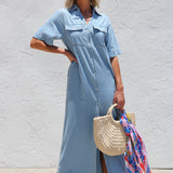 Ashaya Dress LIGHT BLUE