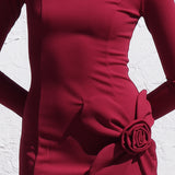 Mandy Mini Dress MAROON