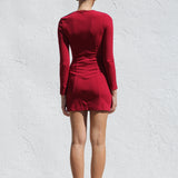 Mandy Mini Dress MAROON