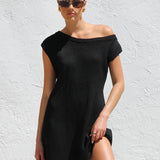 Leigh Mini Dress BLACK