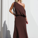 Naya Maxi Dress CHOCOLATE