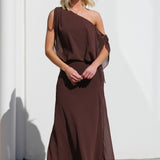 Naya Maxi Dress CHOCOLATE