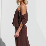Naya Maxi Dress CHOCOLATE