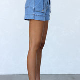 Toni Denim Shorts BLUE